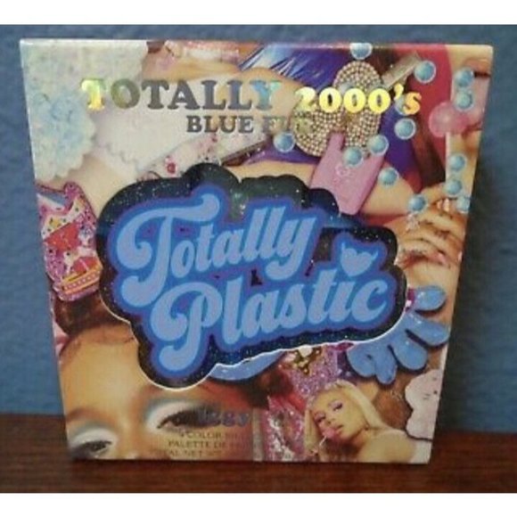 BH COSMETICS x Iggy Totally 2000's Blue Fur Eyeshadow Palette 9 Shades NEW - Picture 1 of 6